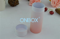 Lady Make Up Stuff / Gift Embossed Printing Paper Packaging Box Round Tube Shape
